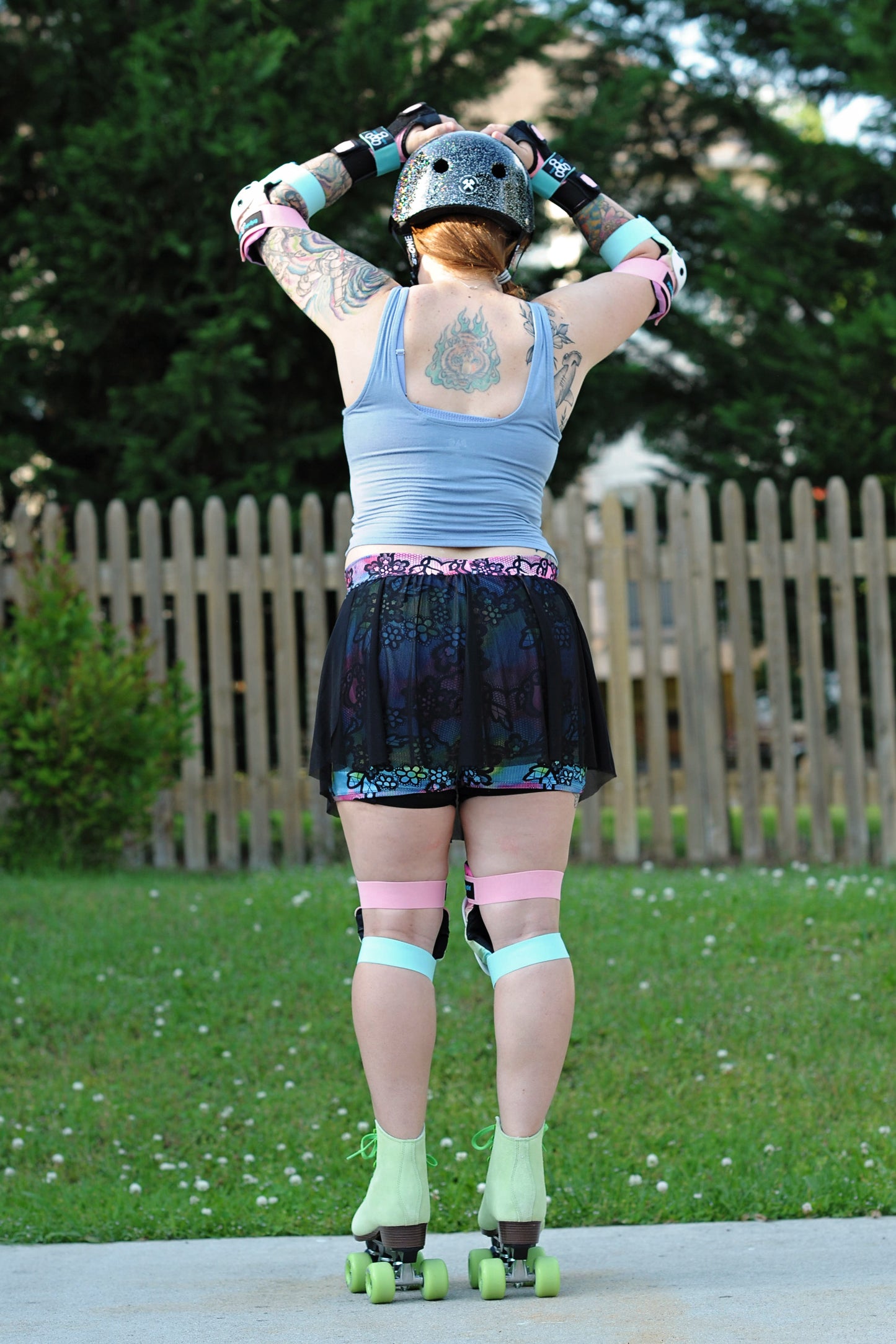 Adult Sporty Skorty Skirt, Shorts to full length yoga pants - Digital PDF Sewing Pattern - 28" hip to 83" hip