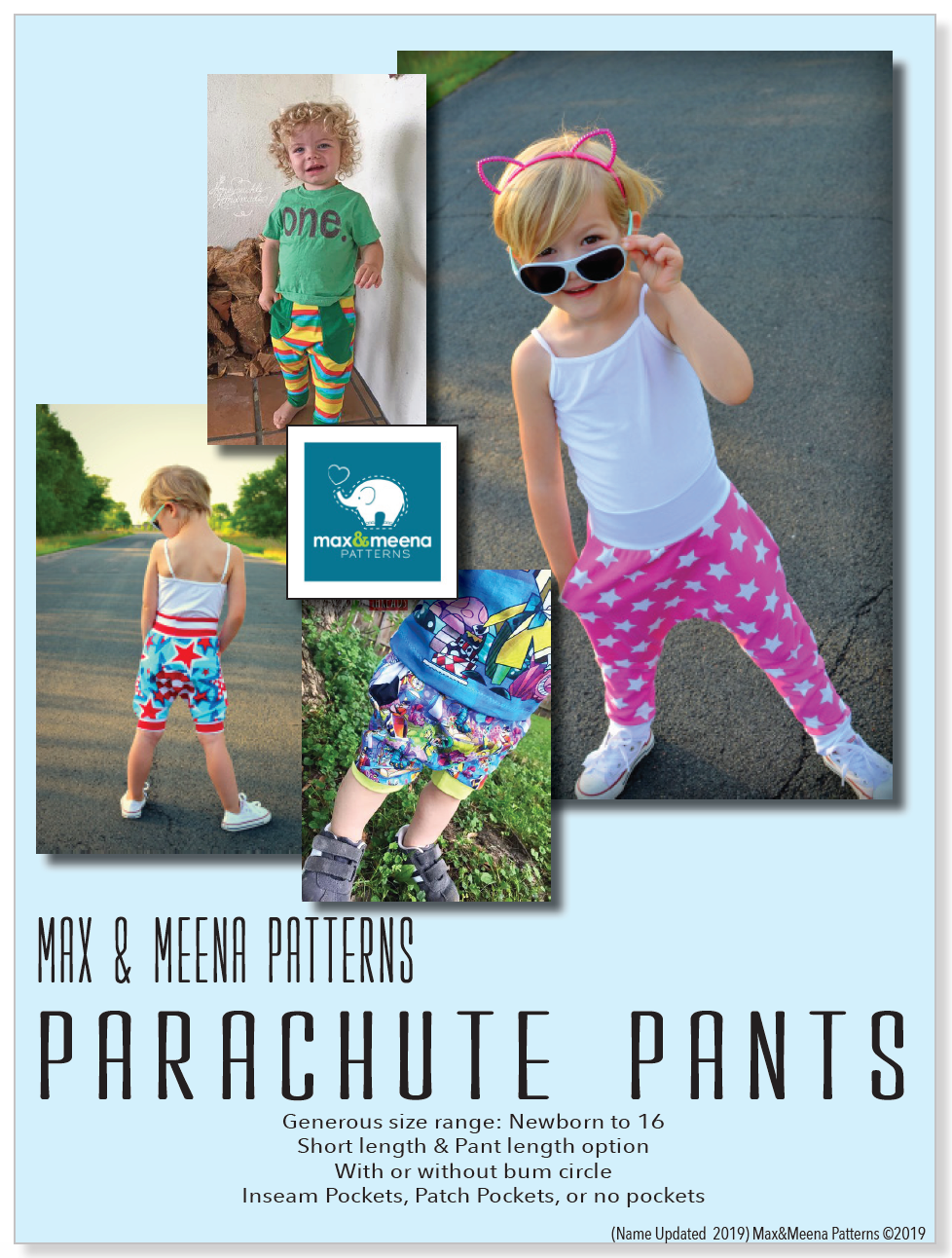 Parachute Pants SEWING PDF PATTERN
