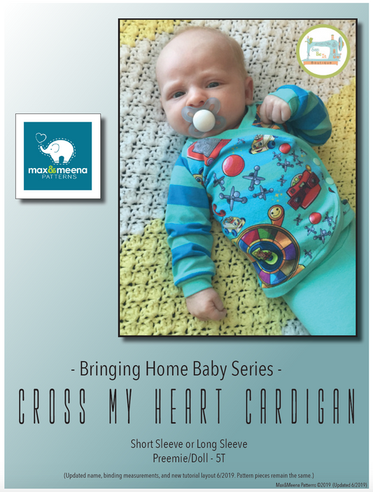 Cross My Heart Cardigan "Bringing Home Baby" Series PDF