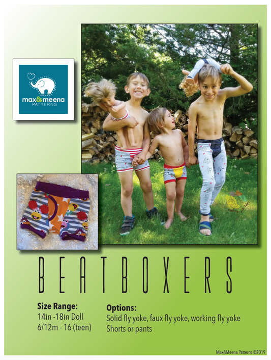 Beatboxers (Boxer briefs and pants pattern) PDF